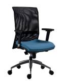  Kancelářská židle 1580 SYN Gala NET (grey) ALU