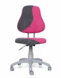  ALBA židle FUXO S-line Růžová/šedá