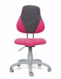  ALBA židle FUXO V-line Růžová/šedá