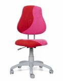  ALBA židle FUXO S-line Růžová/červená