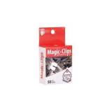  Kancelářské sponky Magic clips, 50 ks, 6,4 mm