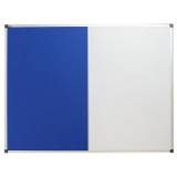  Textilní a magnetická tabule Bi-Office, 90 x 120 cm